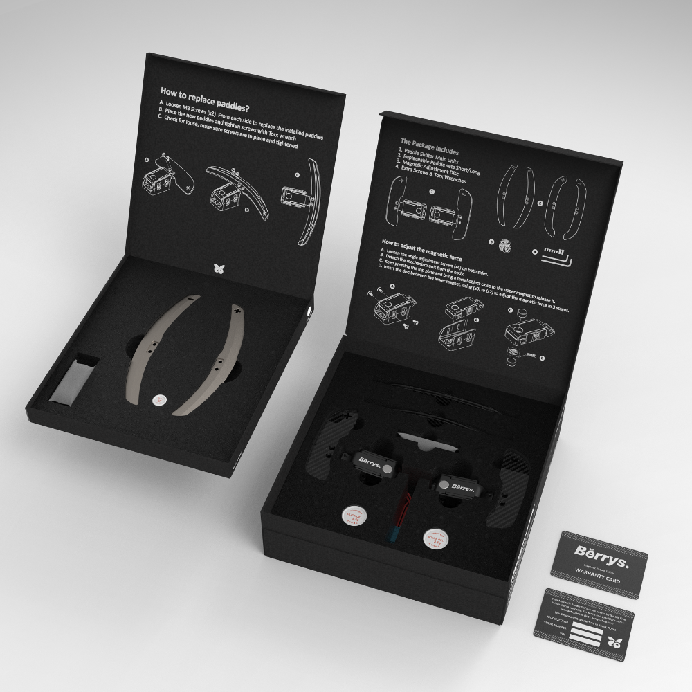 Berrys Magnetic Paddle Shifters For Toyota Supra A Chassis